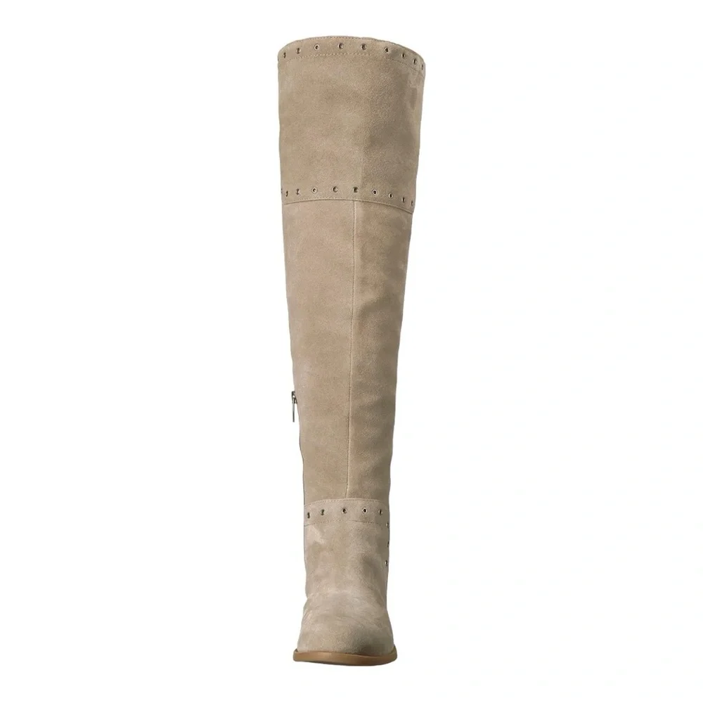 Vince Camuto Unisex-Adult Bestan Over The Knee Boot in Tan Suede, NWOT - Picture 4 of 7